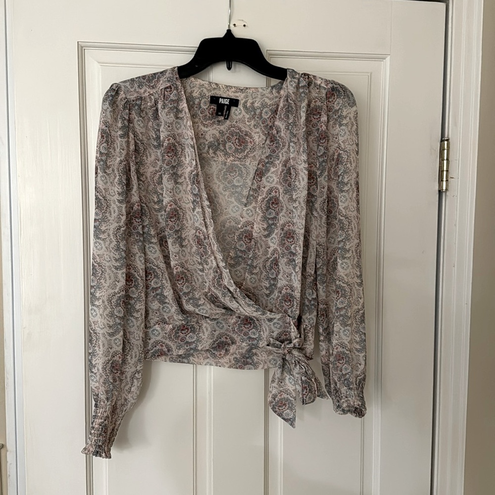 Paige Margarita Tie Waist Blouse